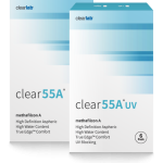 Clear 55A (Lentilles sphérique mensuelles)