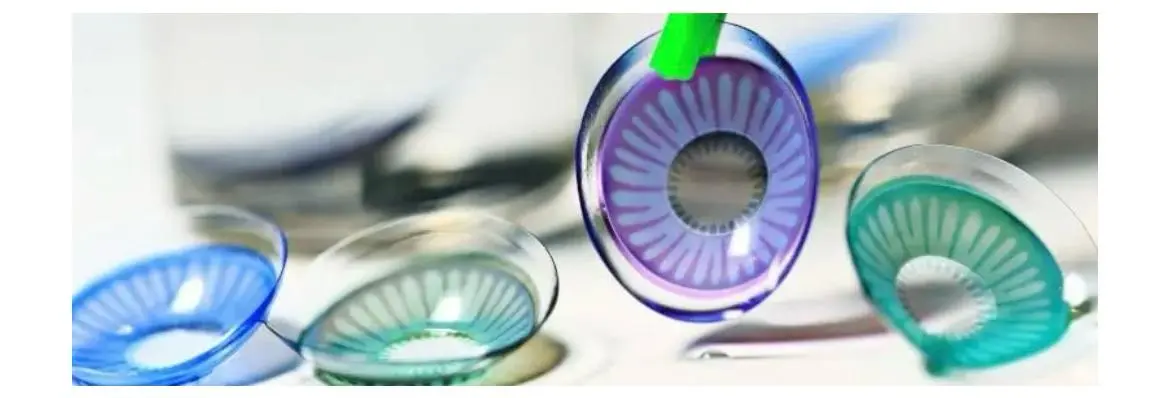 Lentilles colorées tendance