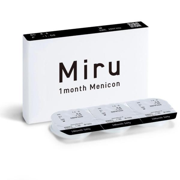 MIRU 1 month Menicon(lentilles sphérique mensuelles)